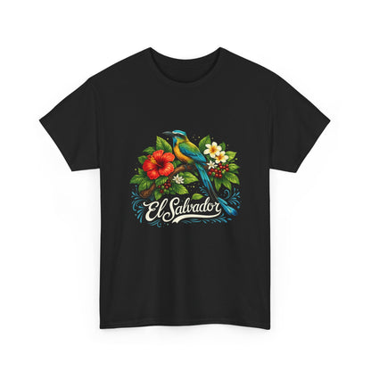 Floral Bird Tee — El salvador tropical t shirt