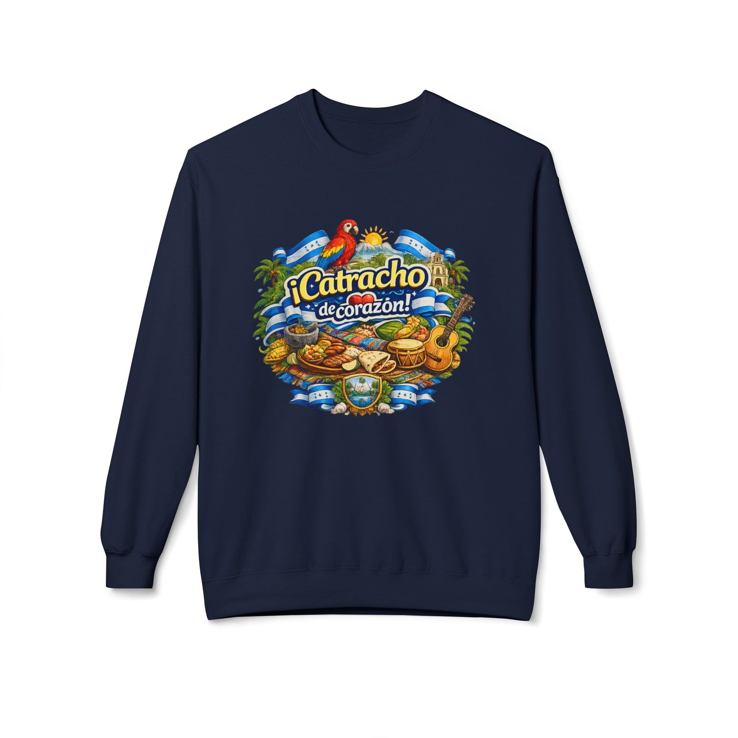 Sudadera Catracho de Corazón – Orgullo Hondureño Unisex