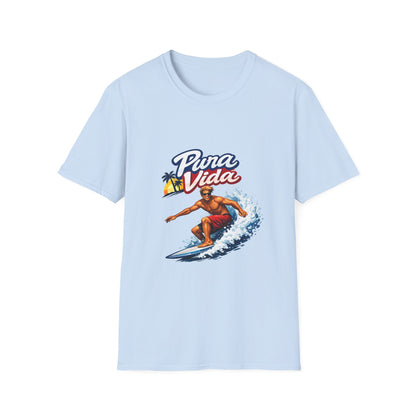 Pura Vida Surf T-Shirt – Vintage Surfer Graphic Tee