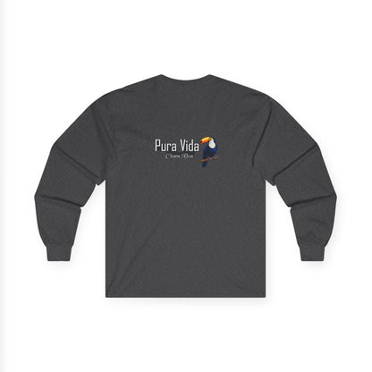 Long Sleeve Tee — 'Purge Vote' Graphic with Toucan