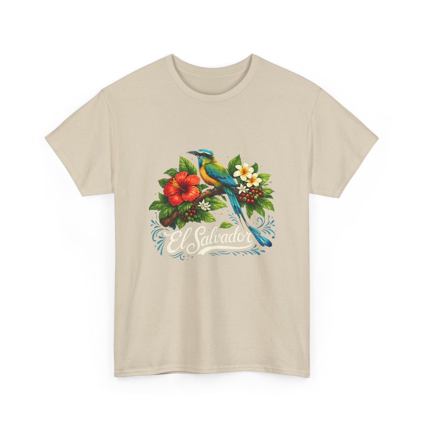 Floral Bird Tee — El salvador tropical t shirt