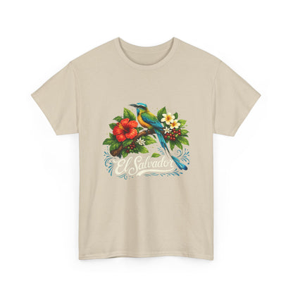 Floral Bird Tee — El salvador tropical t shirt