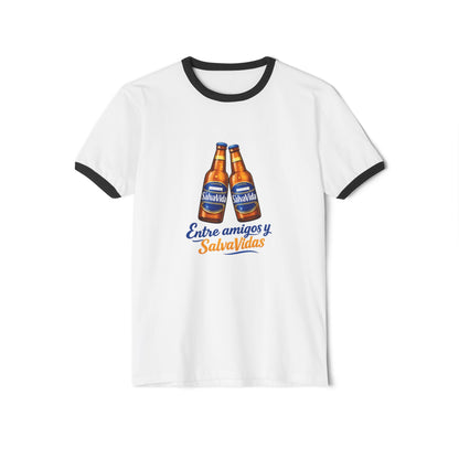 Camiseta Honduras “Entre Amigos y Salva Vidas” – Diseño Cerveza Vintage