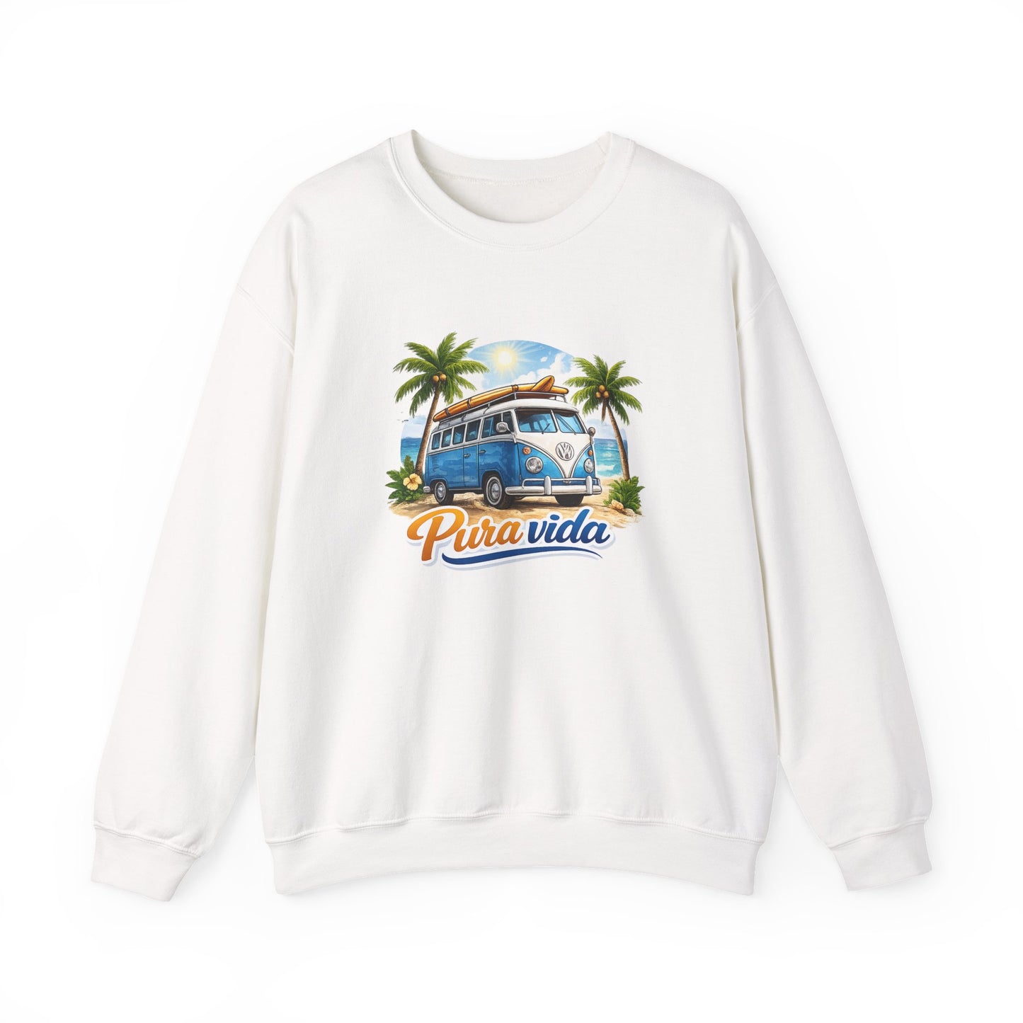 Sudadera Pura Vida Costa Rica – Surf Van Retro Unisex