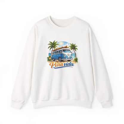 Sudadera Pura Vida Costa Rica – Surf Van Retro Unisex