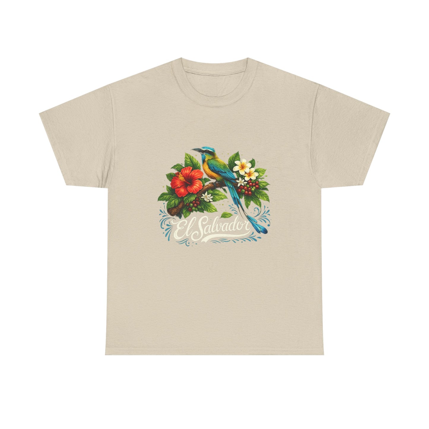 Floral Bird Tee — El salvador tropical t shirt