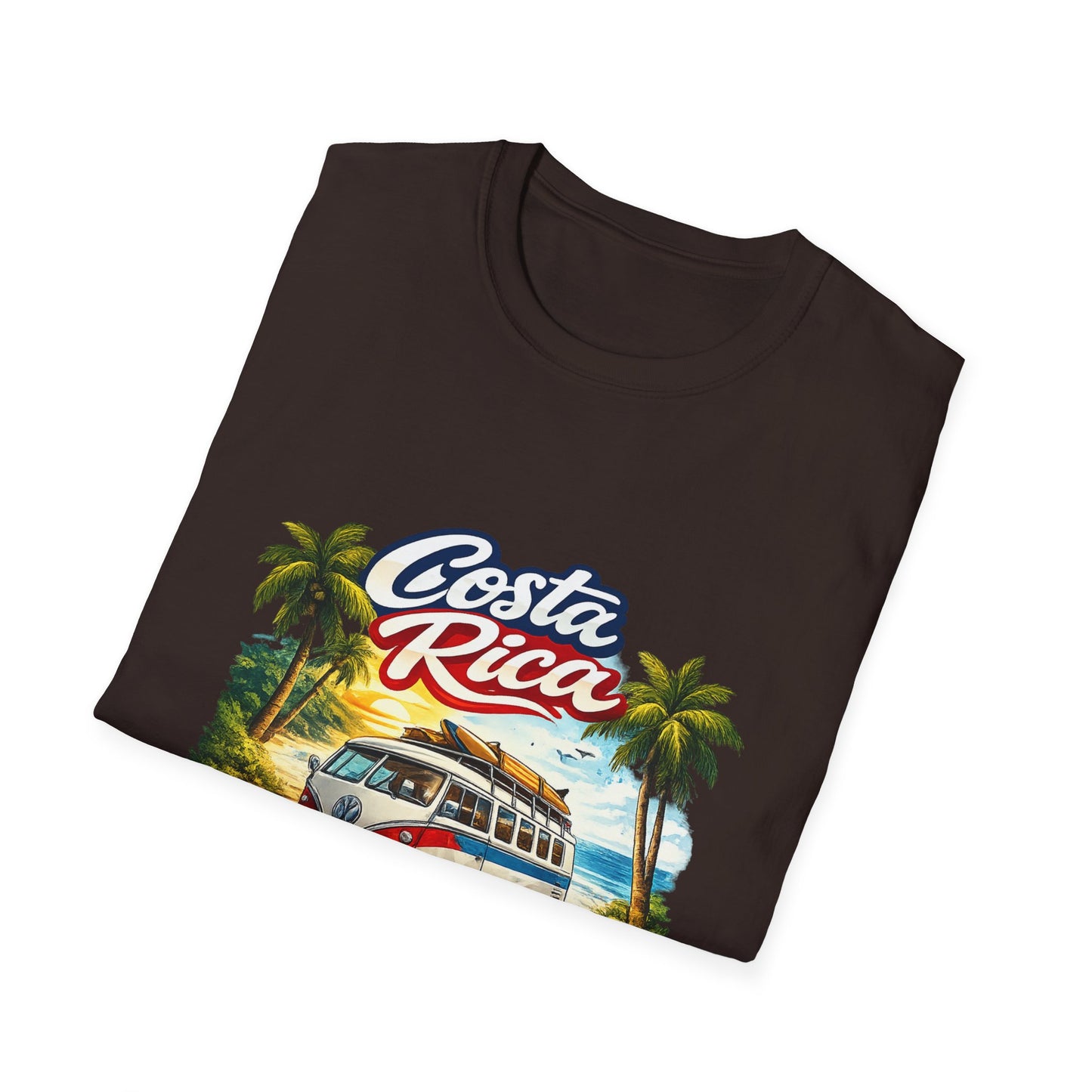 Camiseta Costa Rica Surf Bus – Estilo Playa Vintage
