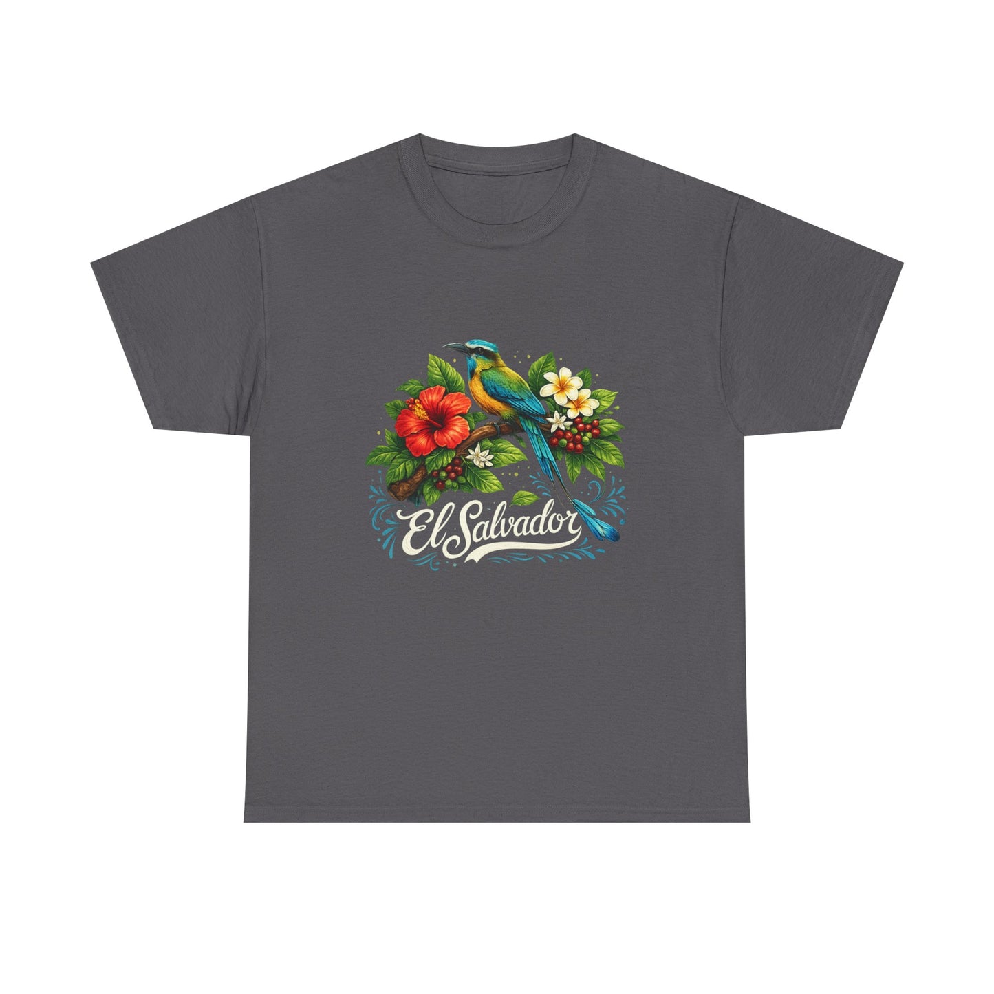 Floral Bird Tee — El salvador tropical t shirt
