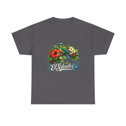 Floral Bird Tee — El salvador tropical t shirt