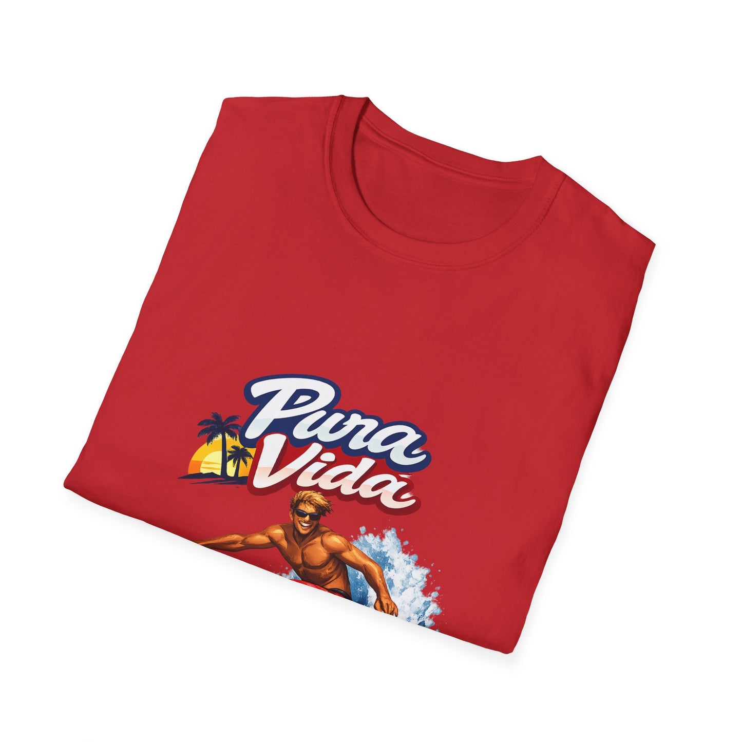 Pura Vida Surf T-Shirt – Vintage Surfer Graphic Tee