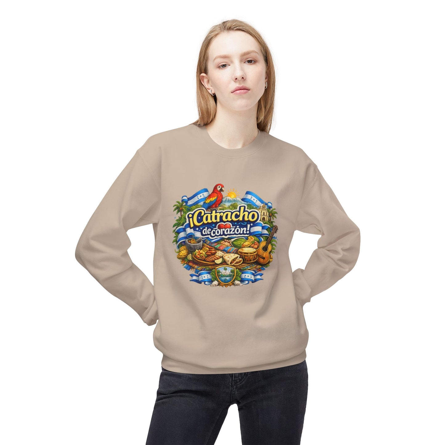 Sudadera Catracho de Corazón – Orgullo Hondureño Unisex