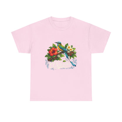 Floral Bird Tee — El salvador tropical t shirt