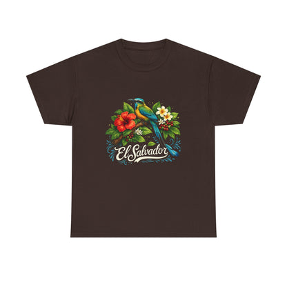 Floral Bird Tee — El salvador tropical t shirt