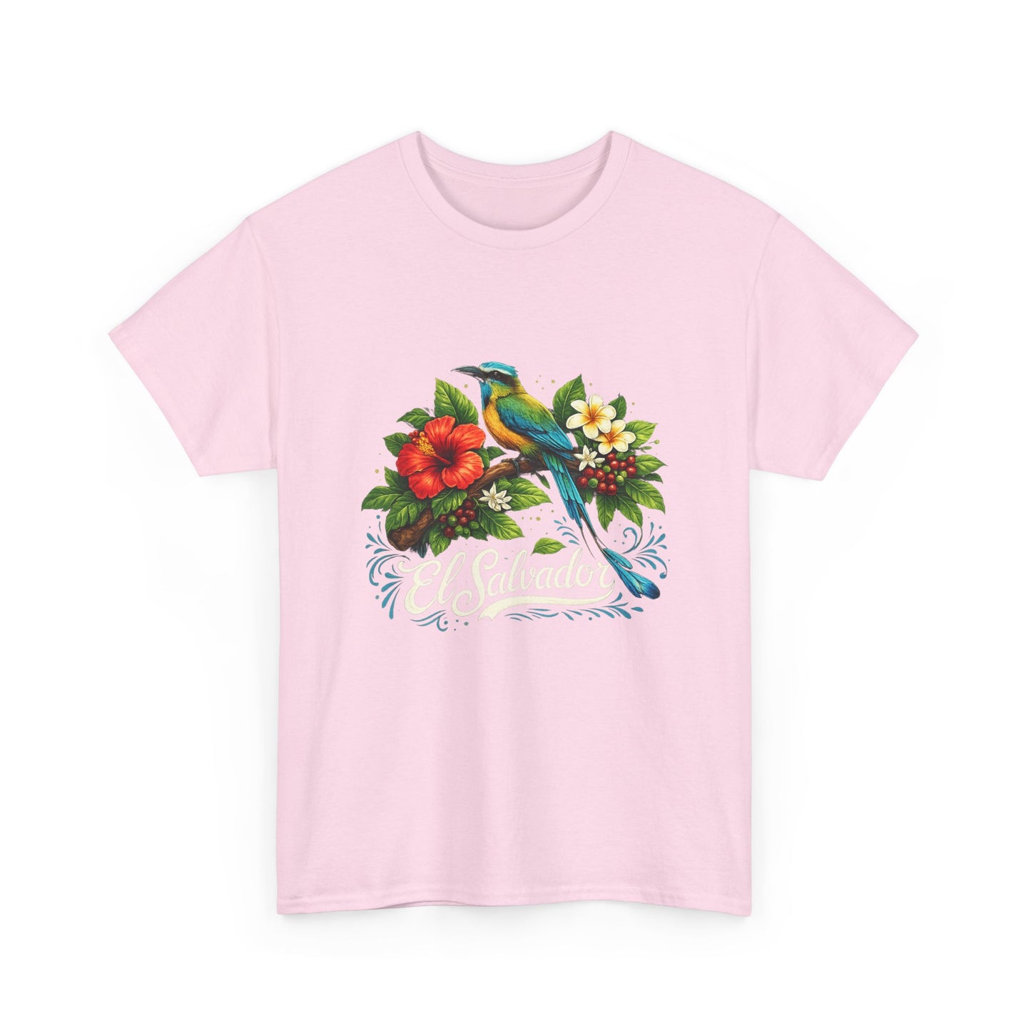 Floral Bird Tee — El salvador tropical t shirt