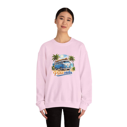 Sudadera Pura Vida Costa Rica – Surf Van Retro Unisex