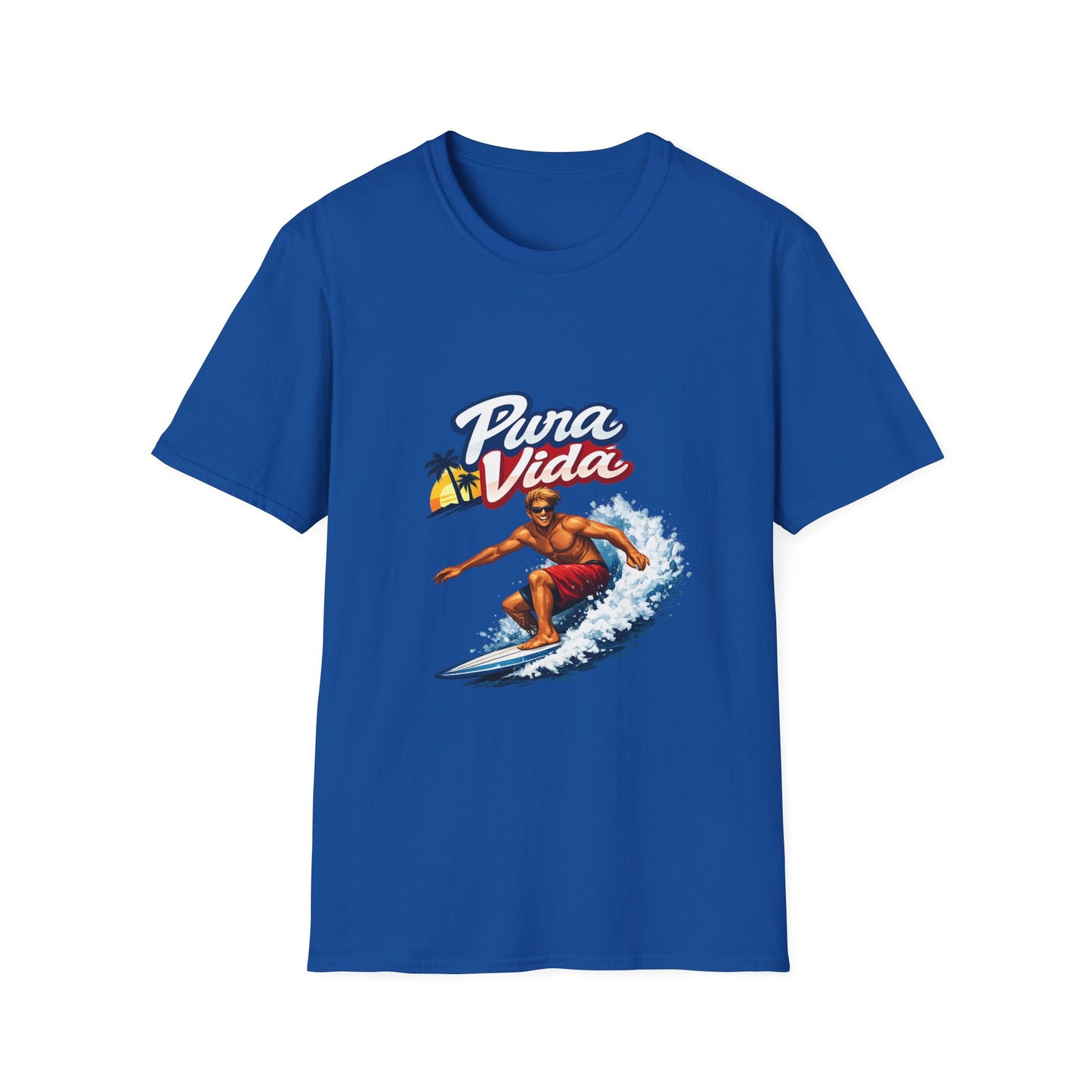 Pura Vida Surf T-Shirt – Vintage Surfer Graphic Tee