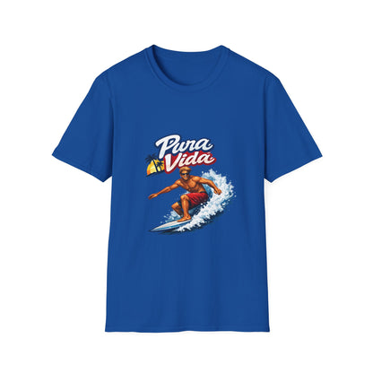 Pura Vida Surf T-Shirt – Vintage Surfer Graphic Tee