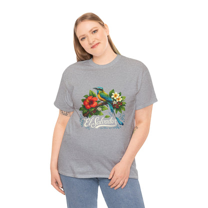 Floral Bird Tee — El salvador tropical t shirt