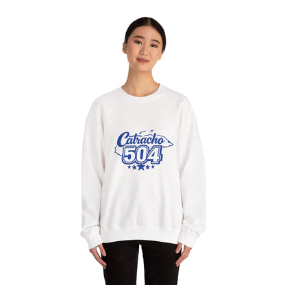 Crewneck Sweatshirt — Catracho 504 Graphic (Honduran Pride)