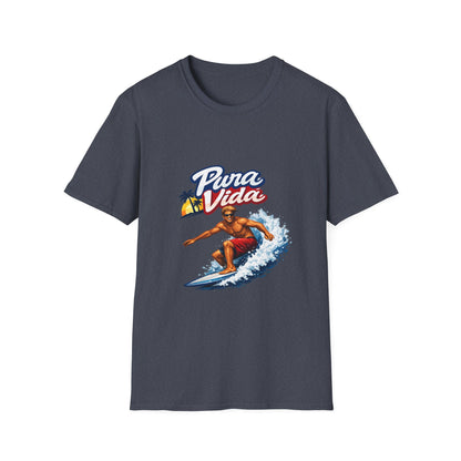 Pura Vida Surf T-Shirt – Vintage Surfer Graphic Tee
