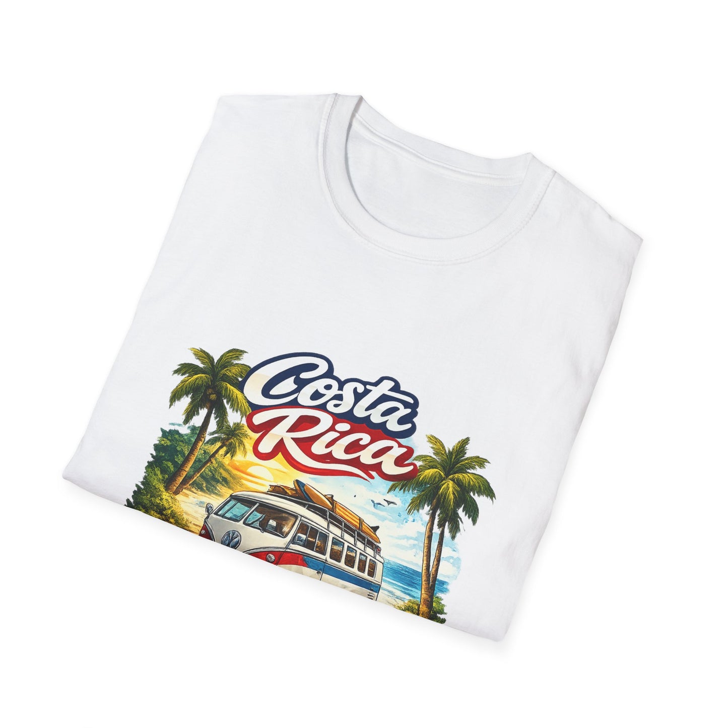 Camiseta Costa Rica Surf Bus – Estilo Playa Vintage