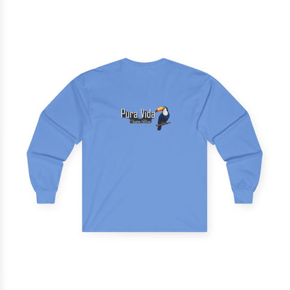 Long Sleeve Tee — 'Purge Vote' Graphic with Toucan