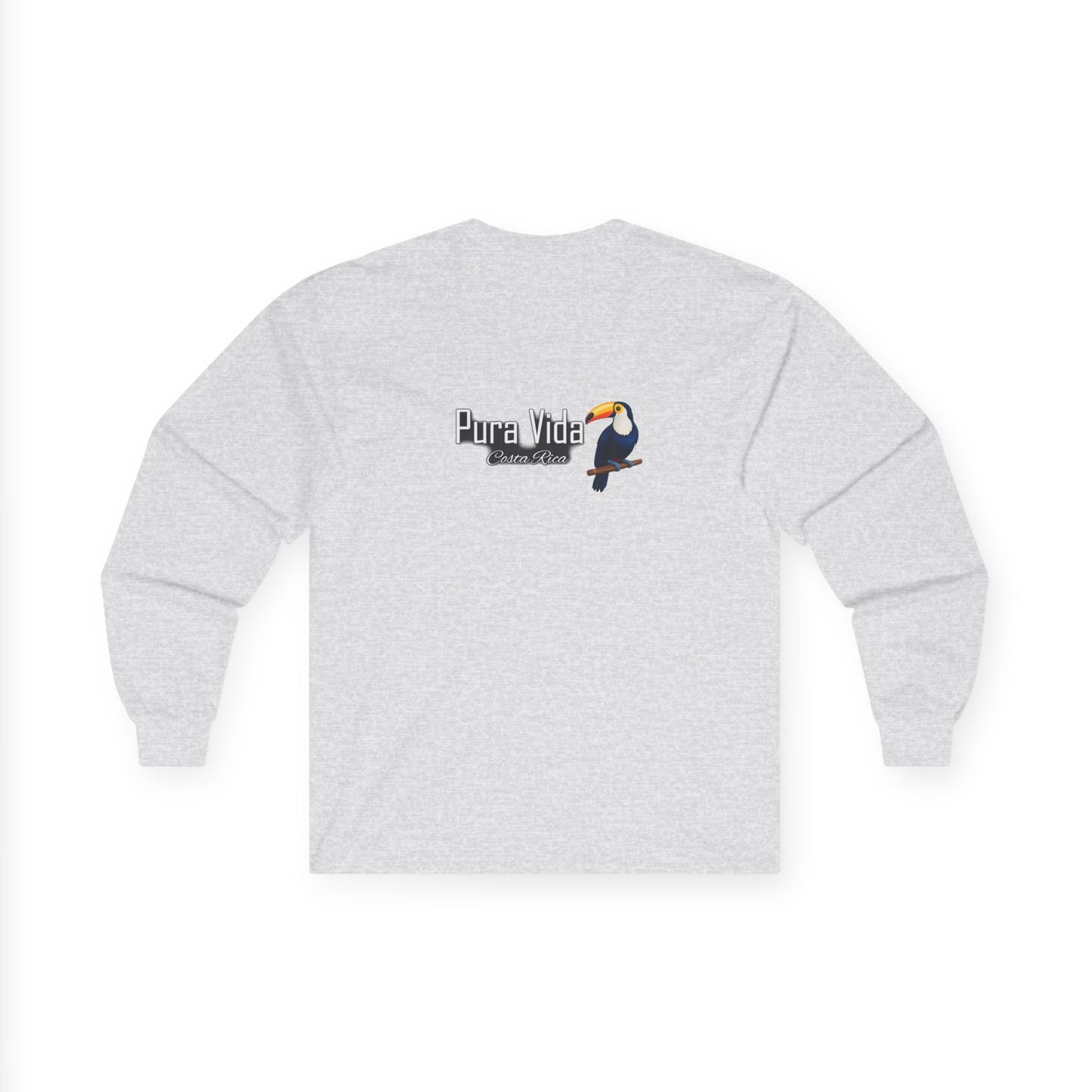 Long Sleeve Tee — 'Purge Vote' Graphic with Toucan