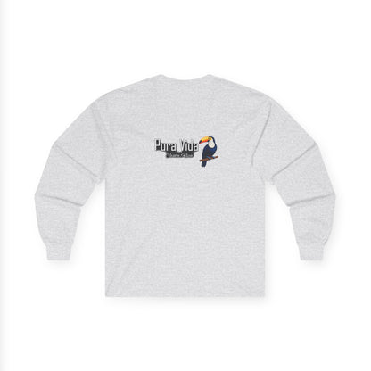 Long Sleeve Tee — 'Purge Vote' Graphic with Toucan